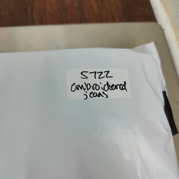 Vintage Y2K Aldo Gianne Embroidered Pants Womens Medium Tan Floral Butterfly - Picture 10 of 10